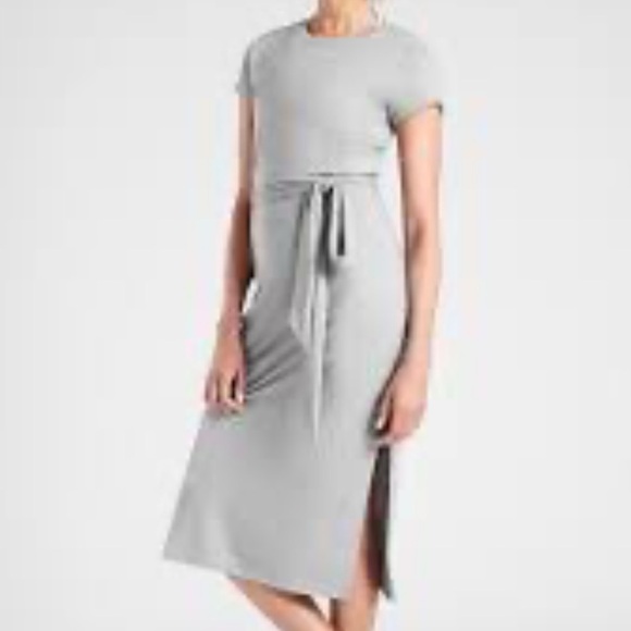 Athleta Essence Keyhole Midi Dress - Picture 2 of 16